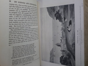 MY SCHOOLS AND SCHOOLMASTERS OR THE STORY OF MY EDUCATION BY HUGH MILLER 1905 LEATHER BOUND FIRST EDITION