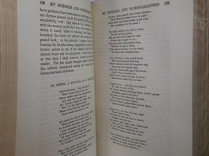 MY SCHOOLS AND SCHOOLMASTERS OR THE STORY OF MY EDUCATION BY HUGH MILLER 1905 LEATHER BOUND FIRST EDITION