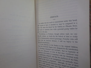 THE POSTHUMOUS PAPERS OF THE PICKWICK CLUB BY CHARLES DICKENS 1861 LEATHER BOUND IN TWO VOLUMES