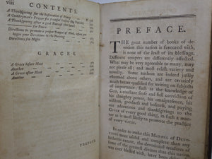A COMPLETE MANUAL OF FAMILY AND PRIVATE DEVOTIONS 1782 BY JEREMY TAYLOR ET AL