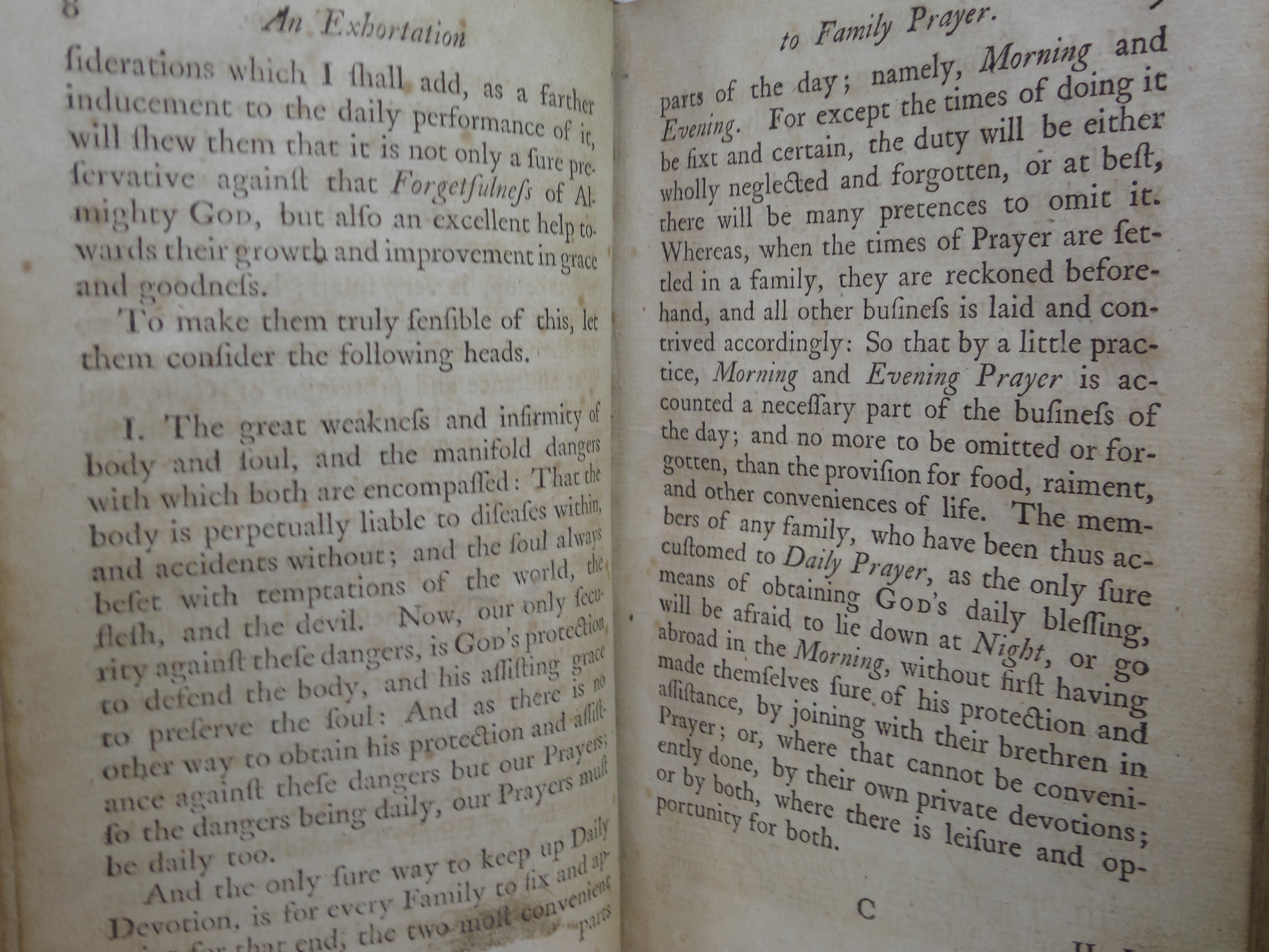 A COMPLETE MANUAL OF FAMILY AND PRIVATE DEVOTIONS 1782 BY JEREMY TAYLOR ET AL