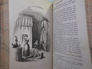 THE POSTHUMOUS PAPERS OF THE PICKWICK CLUB BY CHARLES DICKENS 1861 LEATHER BOUND IN TWO VOLUMES