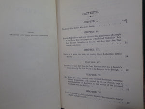 THE POSTHUMOUS PAPERS OF THE PICKWICK CLUB BY CHARLES DICKENS 1861 LEATHER BOUND IN TWO VOLUMES