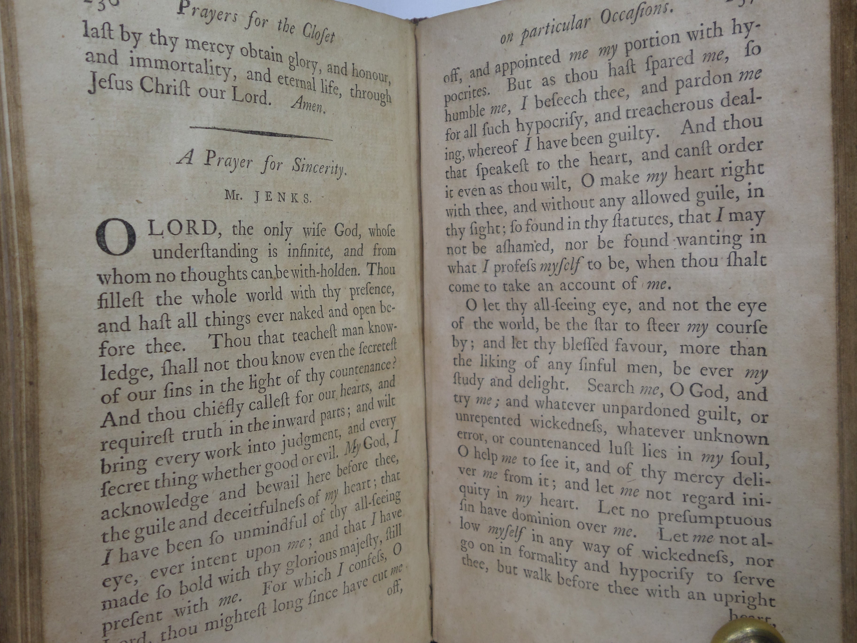 A COMPLETE MANUAL OF FAMILY AND PRIVATE DEVOTIONS 1782 BY JEREMY TAYLOR ET AL