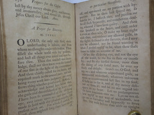A COMPLETE MANUAL OF FAMILY AND PRIVATE DEVOTIONS 1782 BY JEREMY TAYLOR ET AL