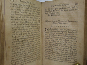 A COMPLETE MANUAL OF FAMILY AND PRIVATE DEVOTIONS 1782 BY JEREMY TAYLOR ET AL