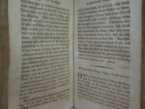 A COMPLETE MANUAL OF FAMILY AND PRIVATE DEVOTIONS 1782 BY JEREMY TAYLOR ET AL