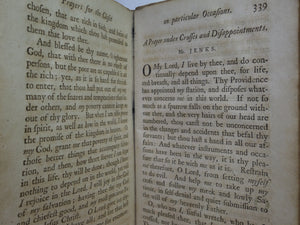 A COMPLETE MANUAL OF FAMILY AND PRIVATE DEVOTIONS 1782 BY JEREMY TAYLOR ET AL