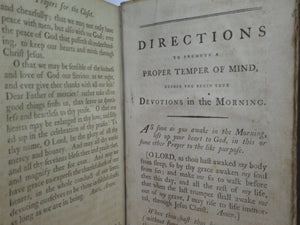 A COMPLETE MANUAL OF FAMILY AND PRIVATE DEVOTIONS 1782 BY JEREMY TAYLOR ET AL