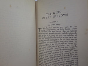 THE WIND IN THE WILLOWS BY KENNETH GRAHAME 1934 FINE LEATHER BINDING