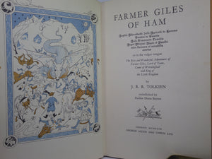 FARMER GILES OF HAM BY J.R.R. TOLKIEN 1949 FIRST EDITION