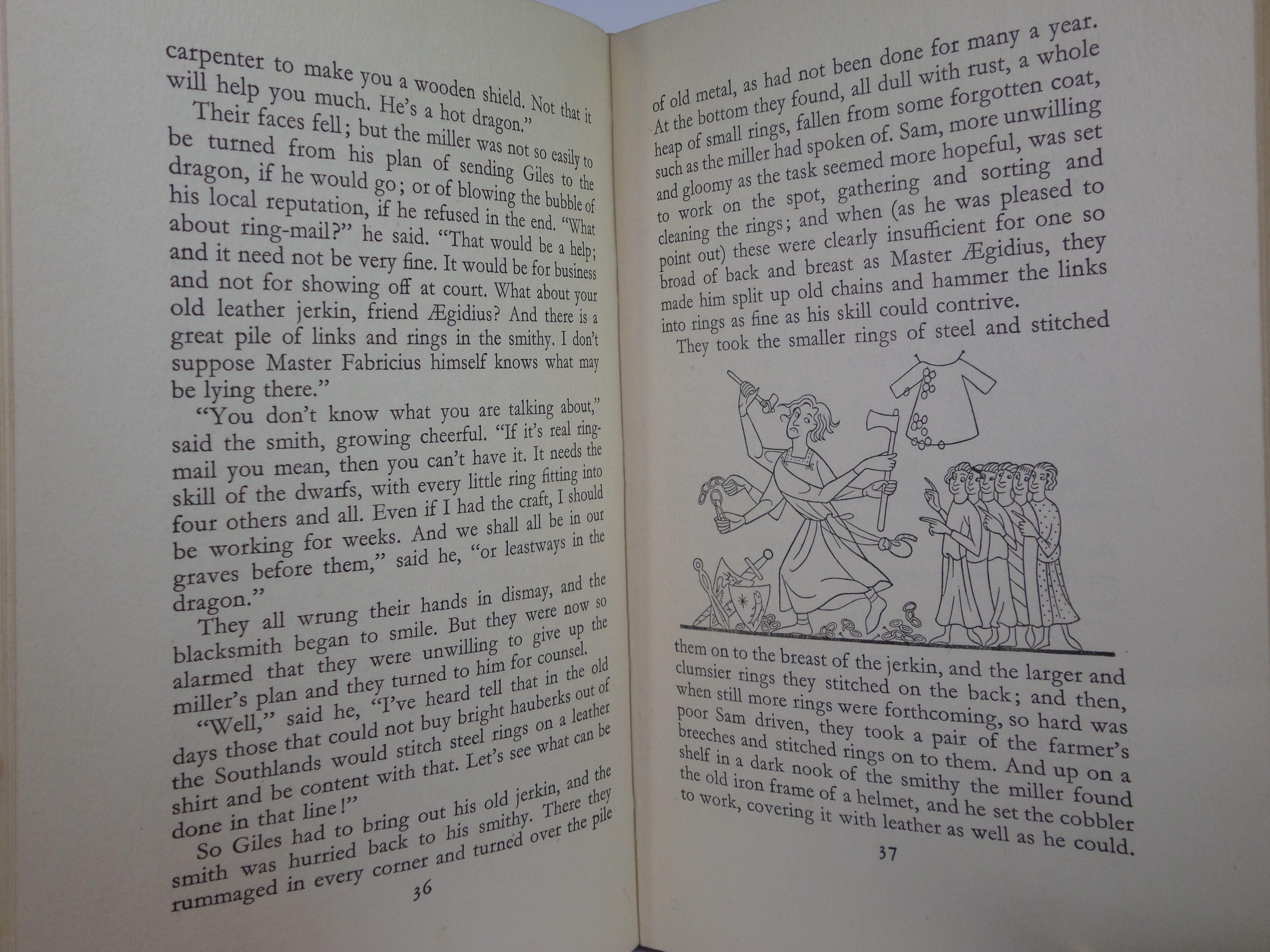 FARMER GILES OF HAM BY J.R.R. TOLKIEN 1949 FIRST EDITION