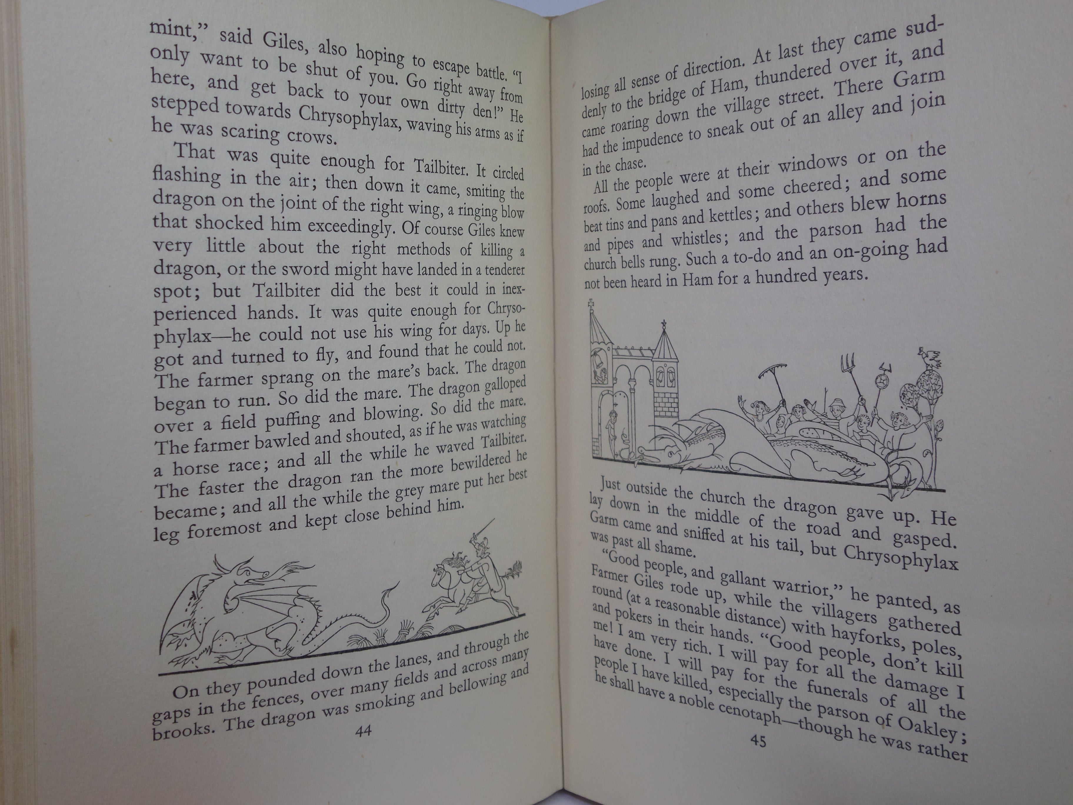 FARMER GILES OF HAM BY J.R.R. TOLKIEN 1949 FIRST EDITION