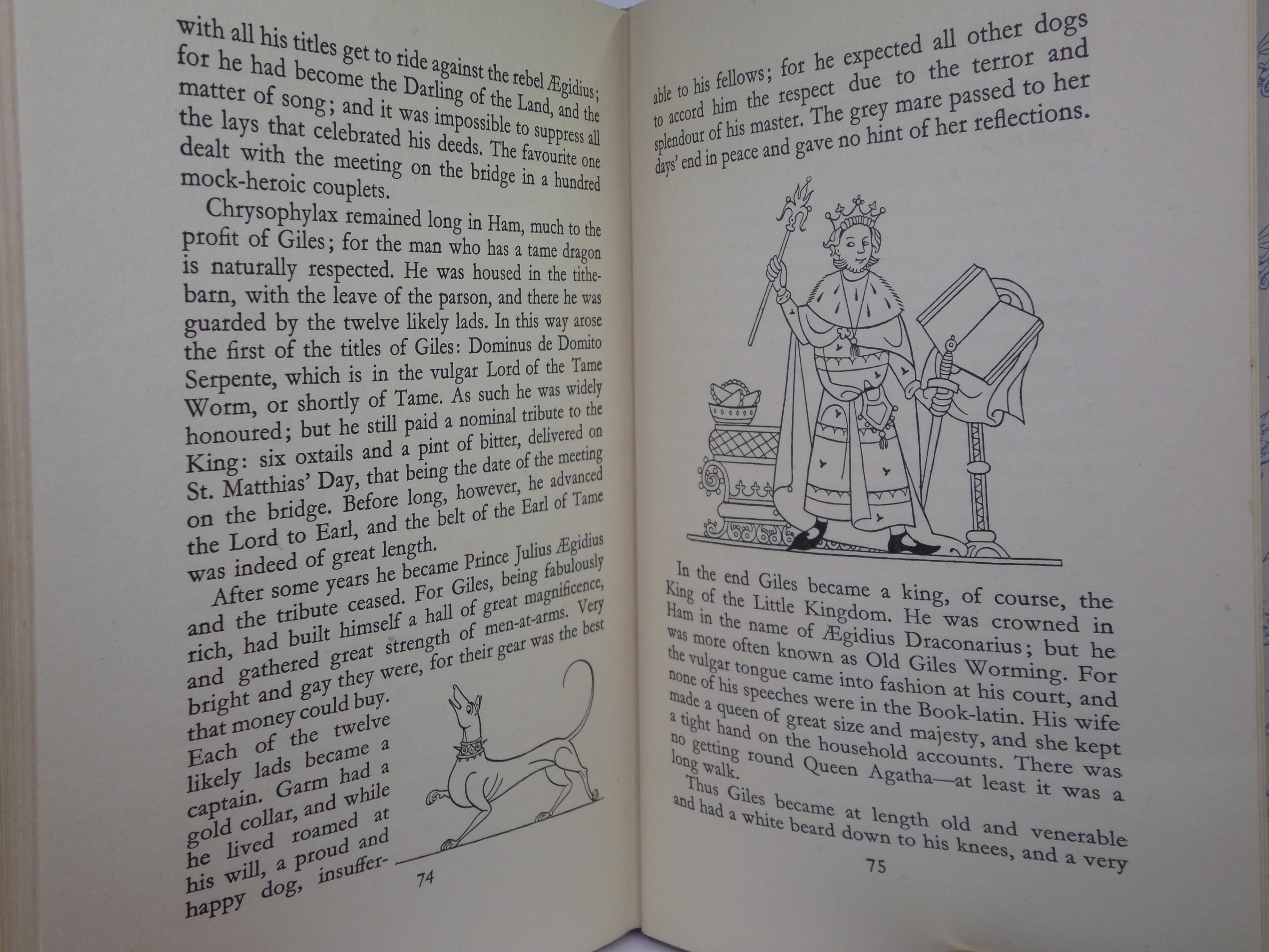 FARMER GILES OF HAM BY J.R.R. TOLKIEN 1949 FIRST EDITION