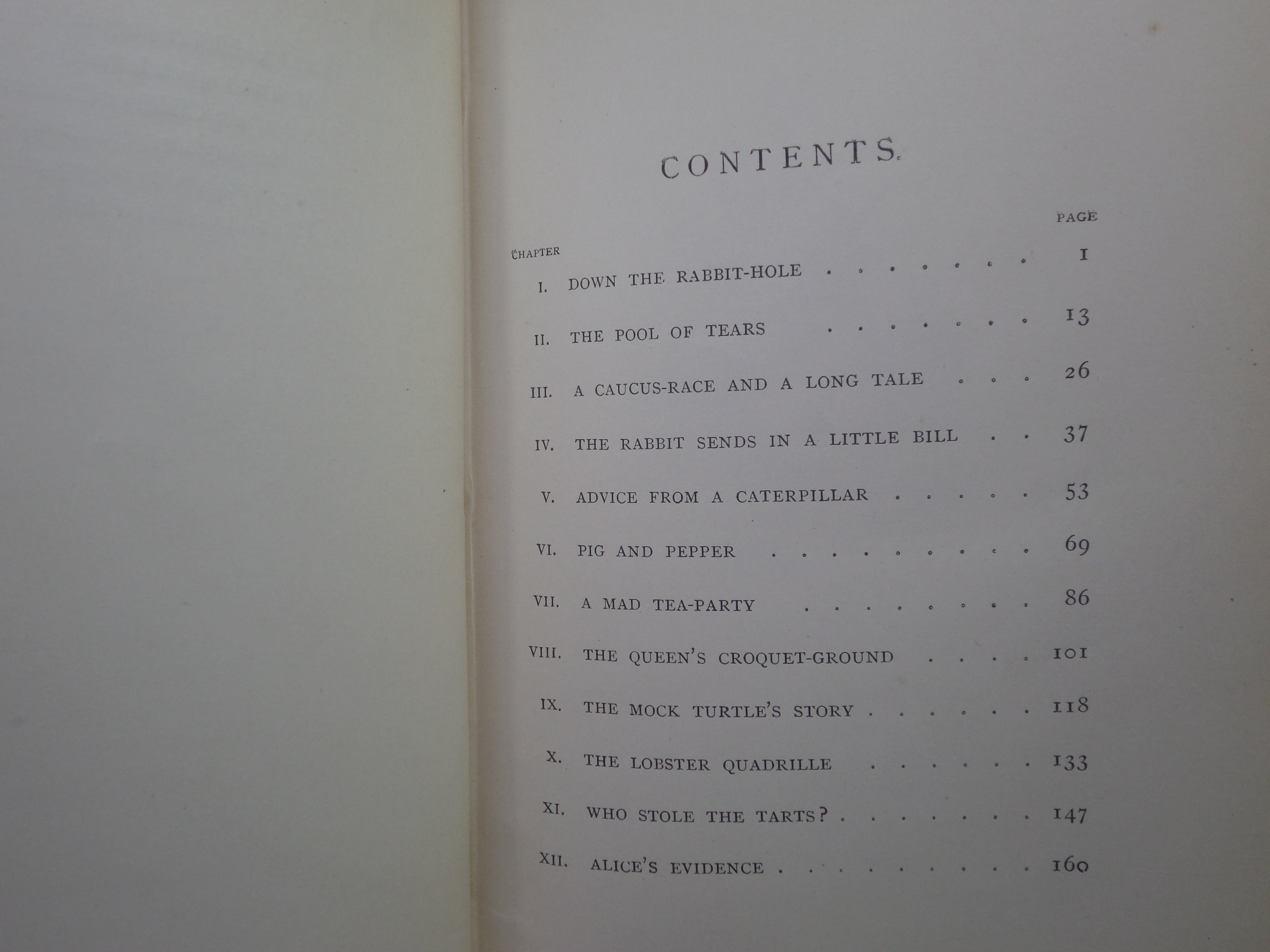 ALICE'S ADVENTURES IN WONDERLAND BY LEWIS CARROLL 1893