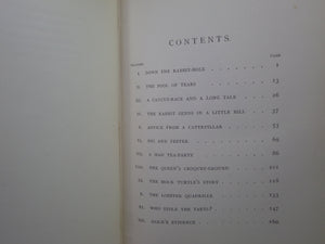 ALICE'S ADVENTURES IN WONDERLAND BY LEWIS CARROLL 1893