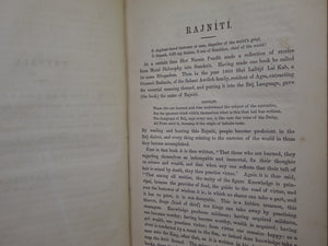 RAJNITI: OR TALES, EXHIBITING THE MORAL DOCTRINES... SHRI LALLU LAL KAB 1853
