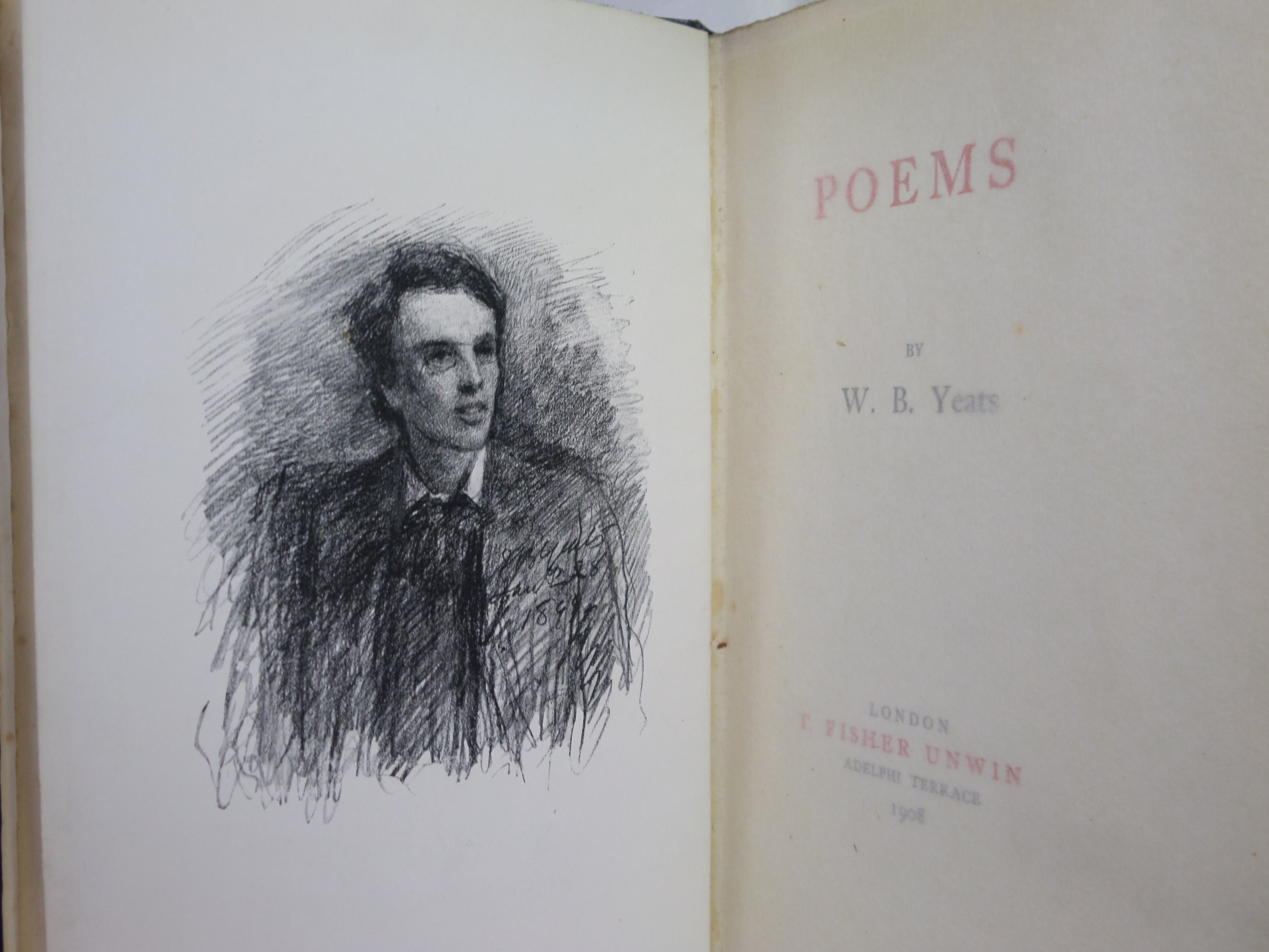 POEMS BY W. B. YEATS 1908