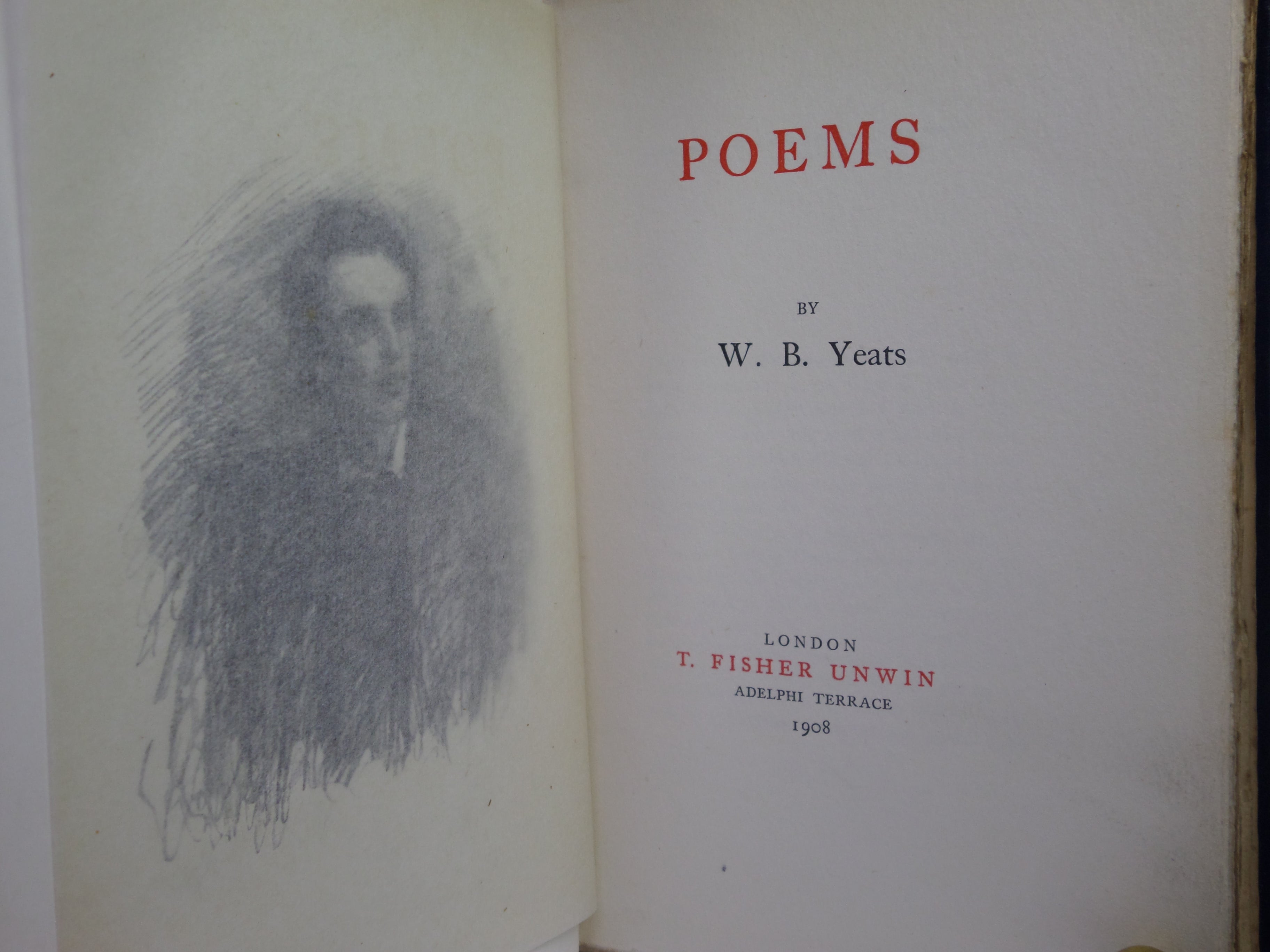 POEMS BY W. B. YEATS 1908