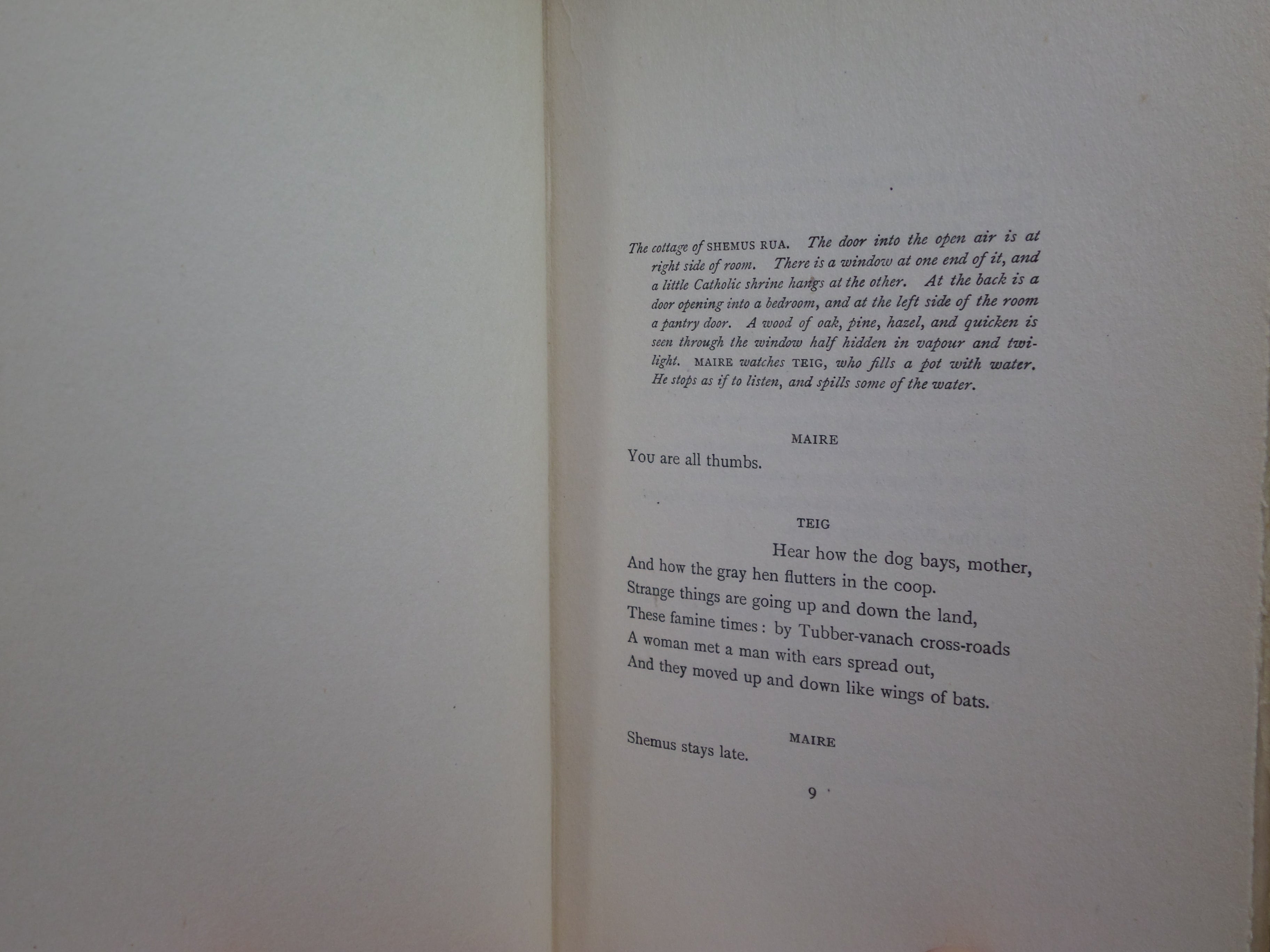 POEMS BY W. B. YEATS 1908