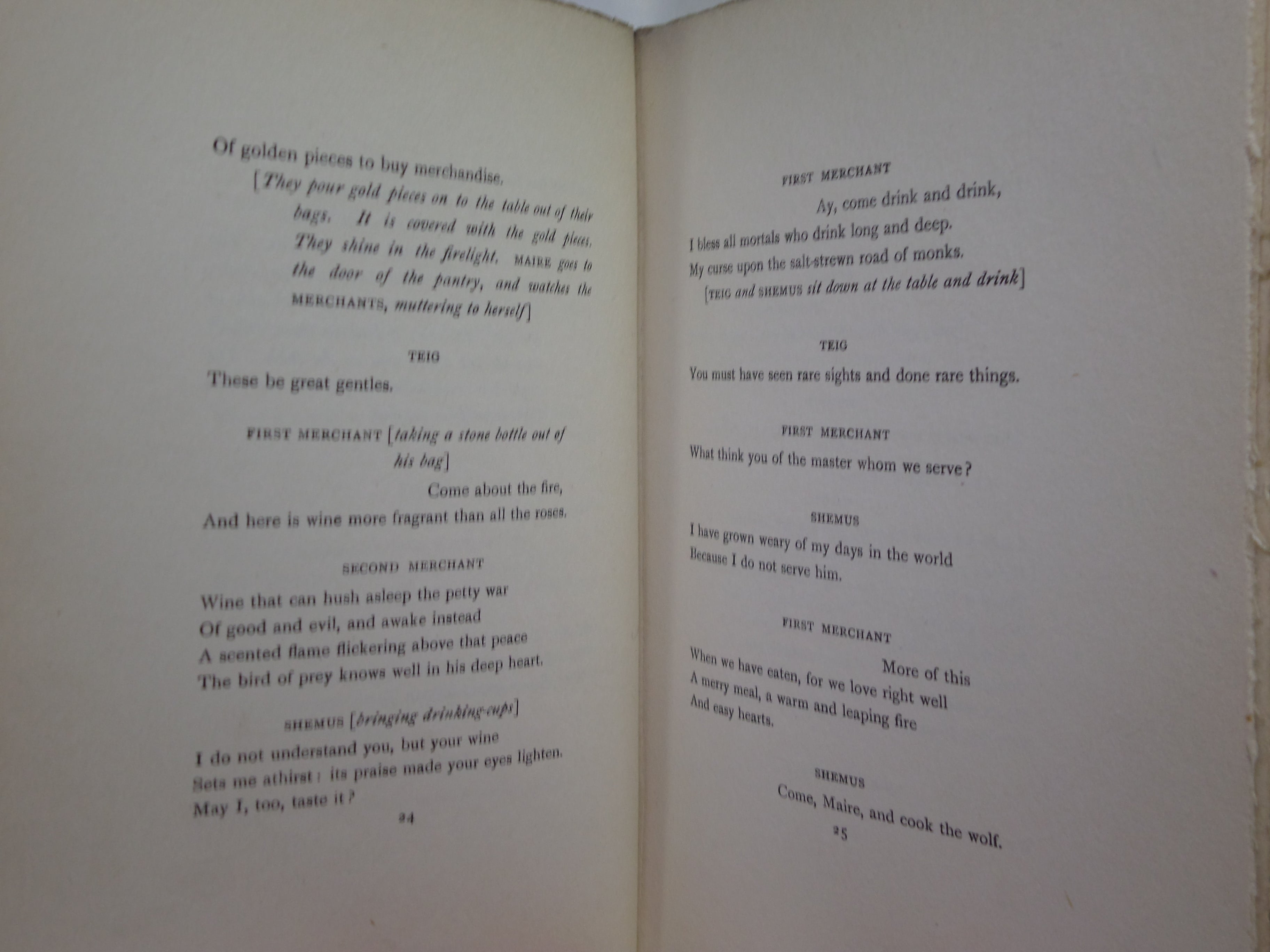 POEMS BY W. B. YEATS 1908