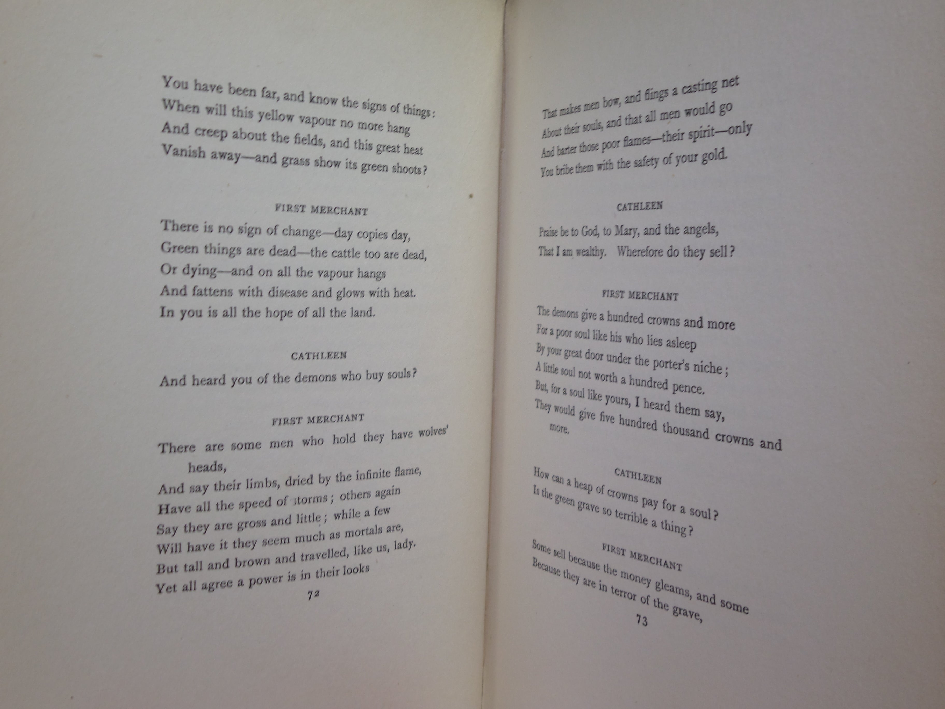 POEMS BY W. B. YEATS 1908