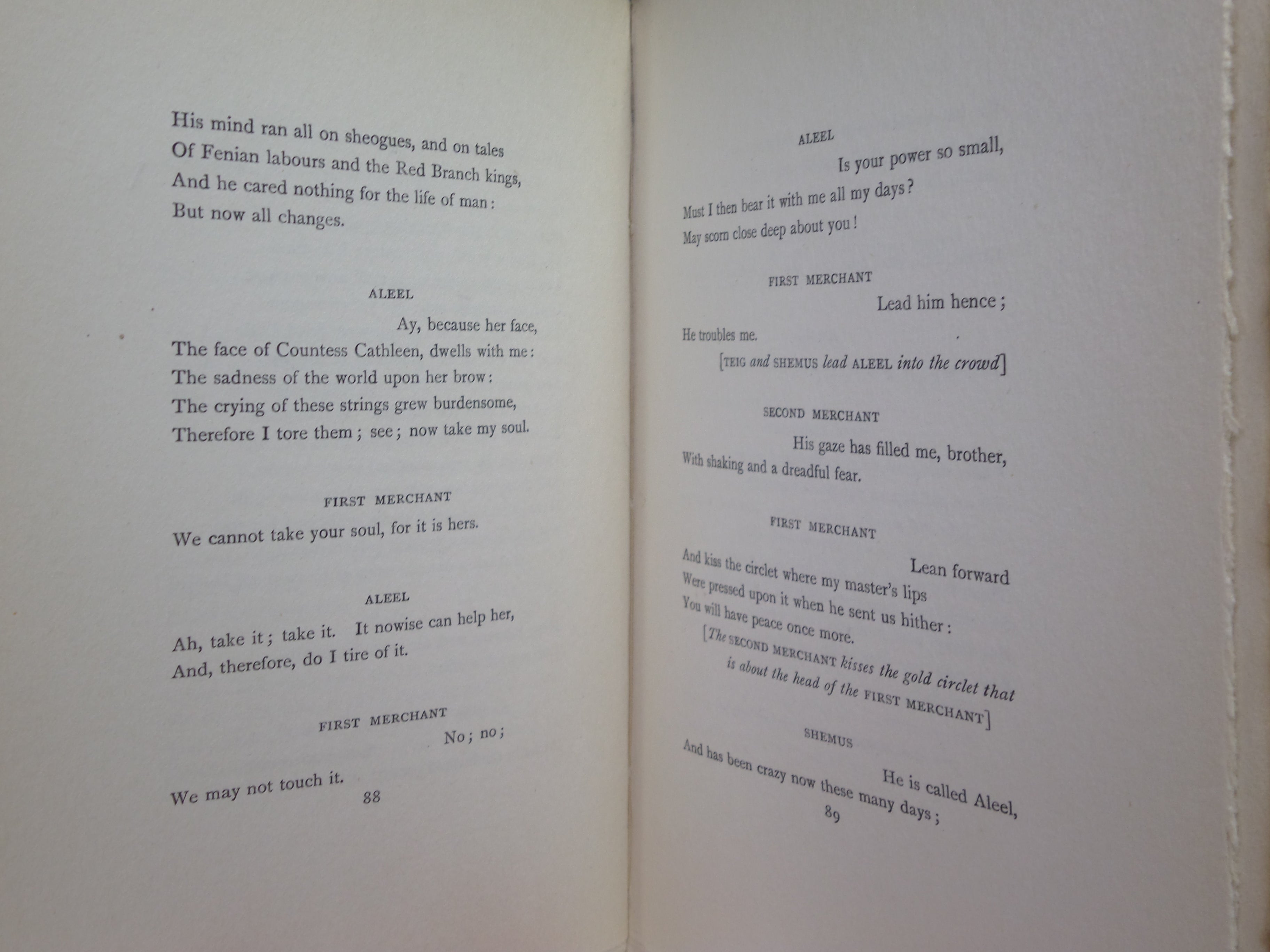 POEMS BY W. B. YEATS 1908