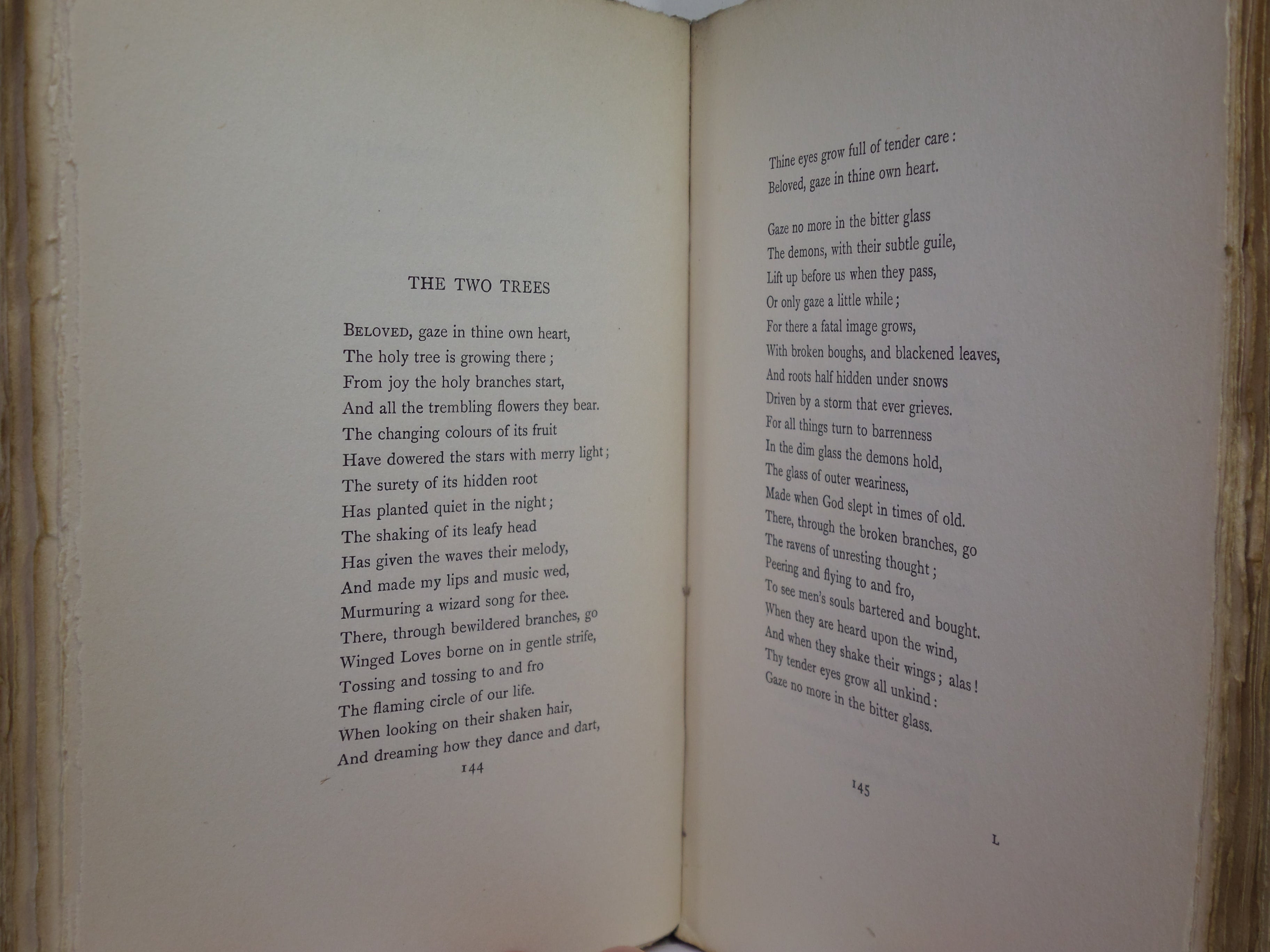 POEMS BY W. B. YEATS 1908