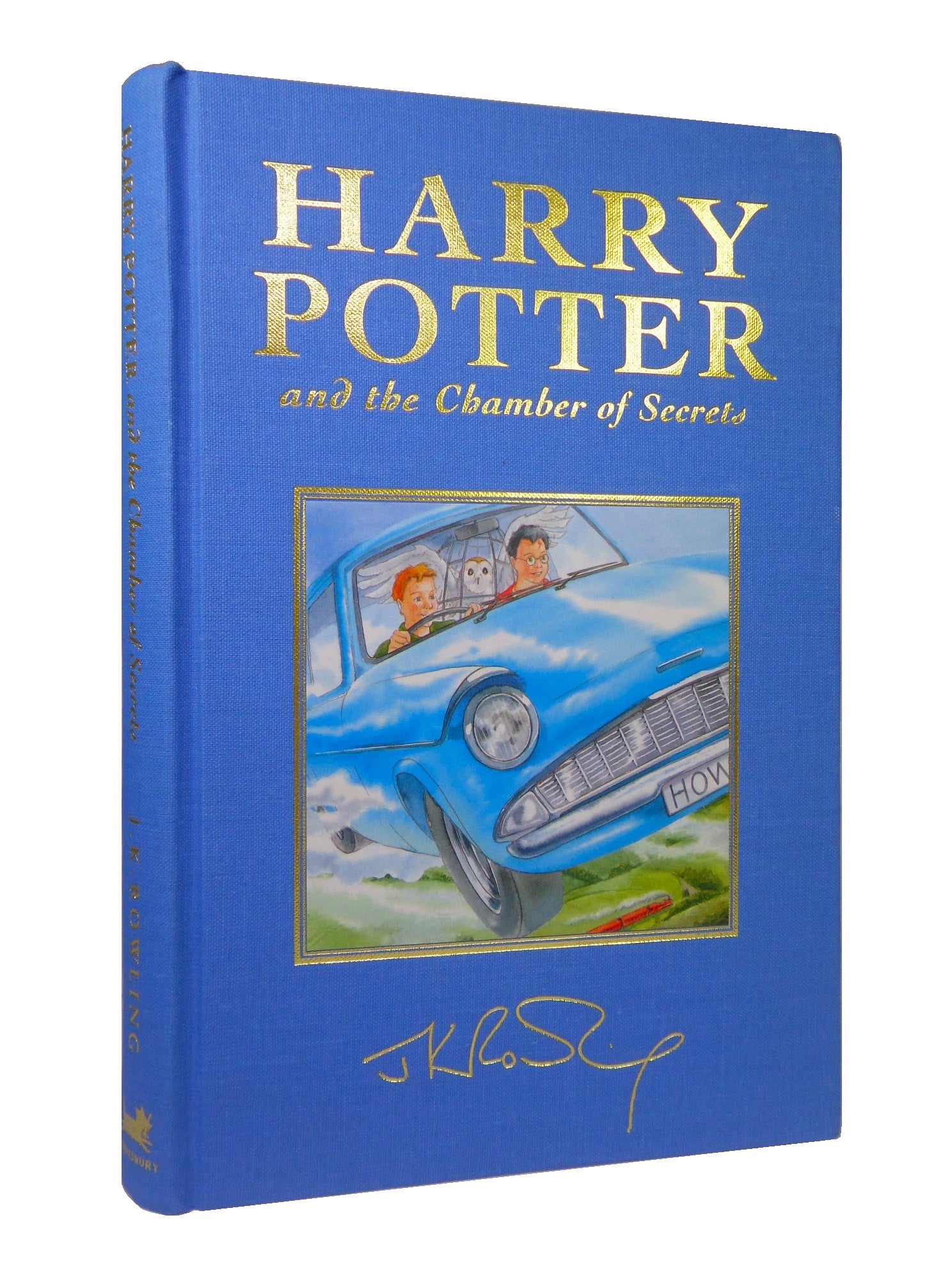 HARRY POTTER AND THE CHAMBER OF SECRETS BY J.K. ROWLING 1999 FIRST DELUXE EDITION
