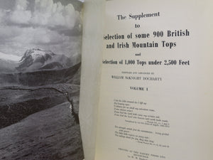 A SELECTION OF SOME 900 BRITISH AND IRISH MOUNTAIN TOPS 1954-62 WILLIAM DOCHARTY