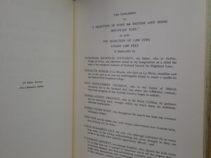A SELECTION OF SOME 900 BRITISH AND IRISH MOUNTAIN TOPS 1954-62 WILLIAM DOCHARTY