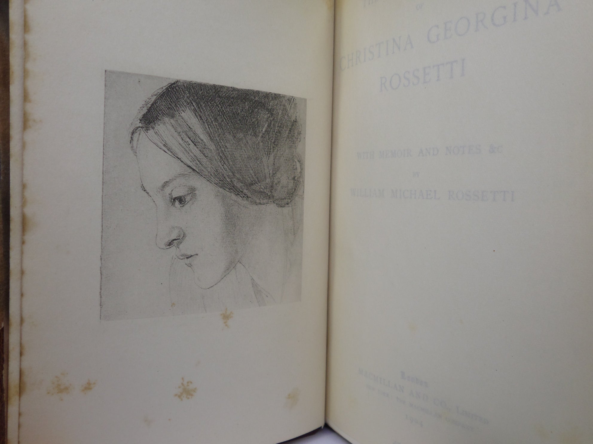 THE POETICAL WORKS OF CHRISTINA G. ROSSETTI 1904 FINE BINDING BY BICKERS