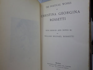 THE POETICAL WORKS OF CHRISTINA G. ROSSETTI 1904 FINE BINDING BY BICKERS