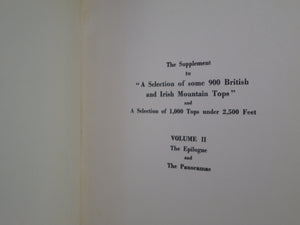 A SELECTION OF SOME 900 BRITISH AND IRISH MOUNTAIN TOPS 1954-62 WILLIAM DOCHARTY