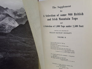 A SELECTION OF SOME 900 BRITISH AND IRISH MOUNTAIN TOPS 1954-62 WILLIAM DOCHARTY