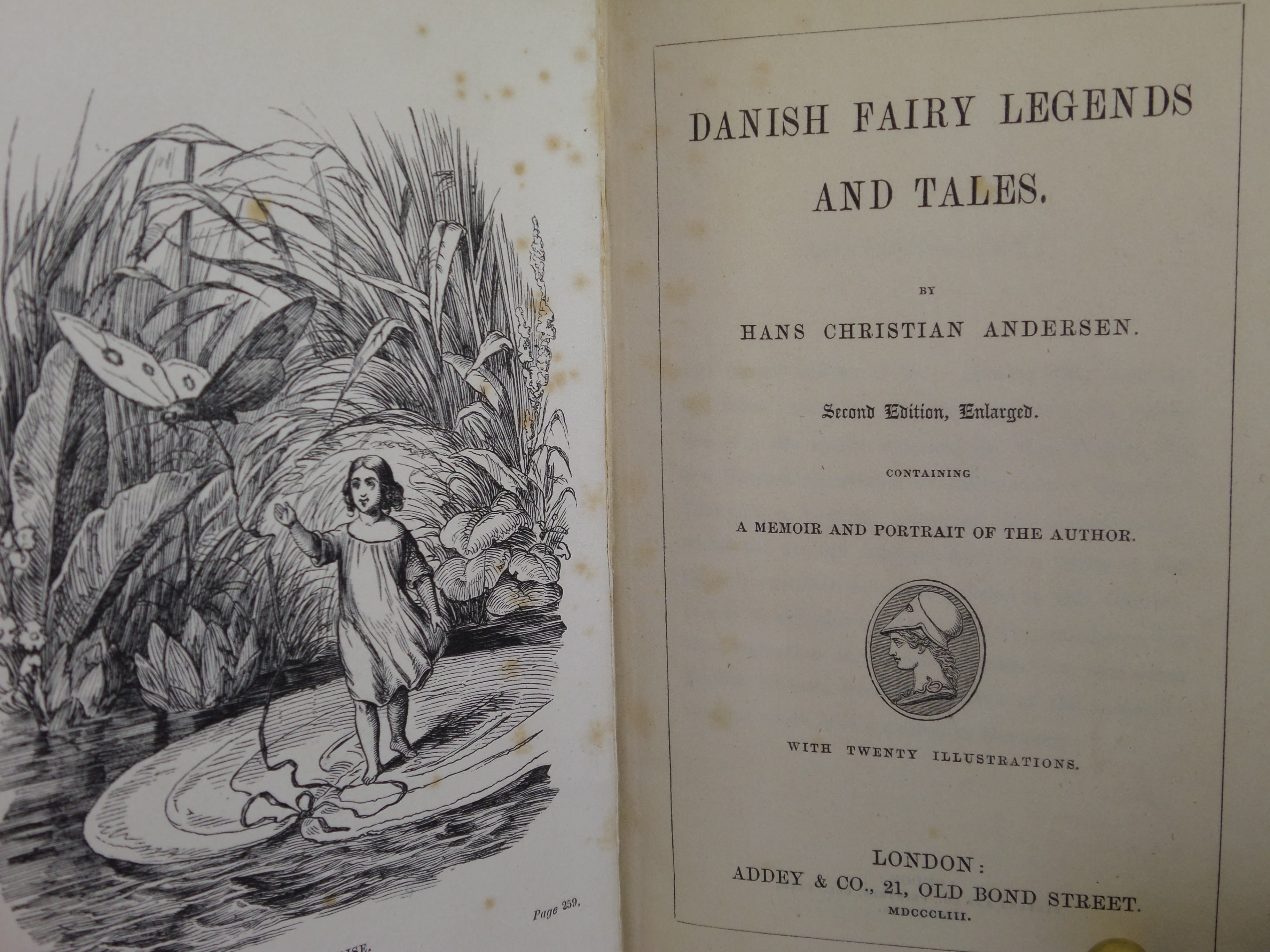 DANISH FAIRY LEGENDS AND TALES BY HANS CHRISTIAN ANDERSEN 1853