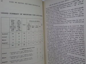 A SELECTION OF SOME 900 BRITISH AND IRISH MOUNTAIN TOPS 1954-62 WILLIAM DOCHARTY