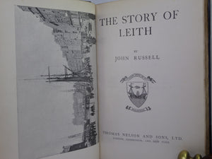 THE STORY OF LEITH BY JOHN RUSSELL 1922 FINEY BOUND SIGNED PRESENTATION COPY