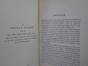 THE STORY OF LEITH BY JOHN RUSSELL 1922 FINEY BOUND SIGNED PRESENTATION COPY