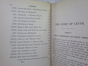 THE STORY OF LEITH BY JOHN RUSSELL 1922 FINEY BOUND SIGNED PRESENTATION COPY