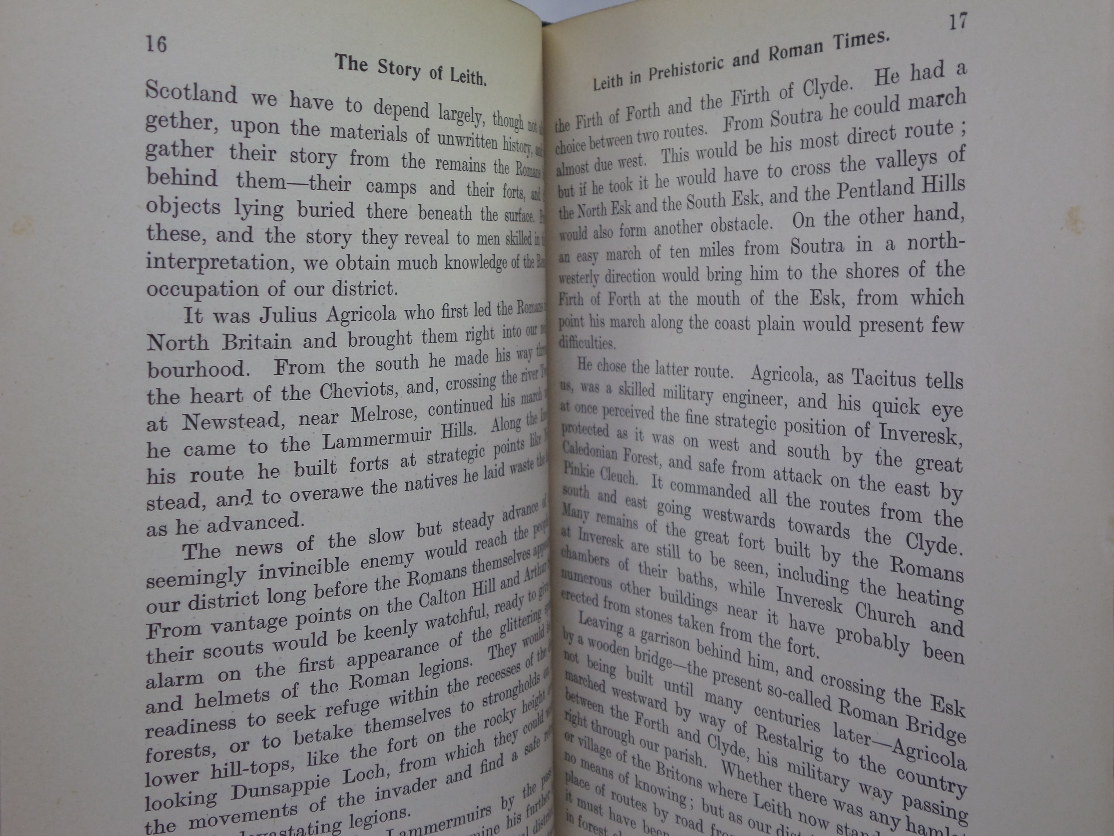 THE STORY OF LEITH BY JOHN RUSSELL 1922 FINEY BOUND SIGNED PRESENTATION COPY