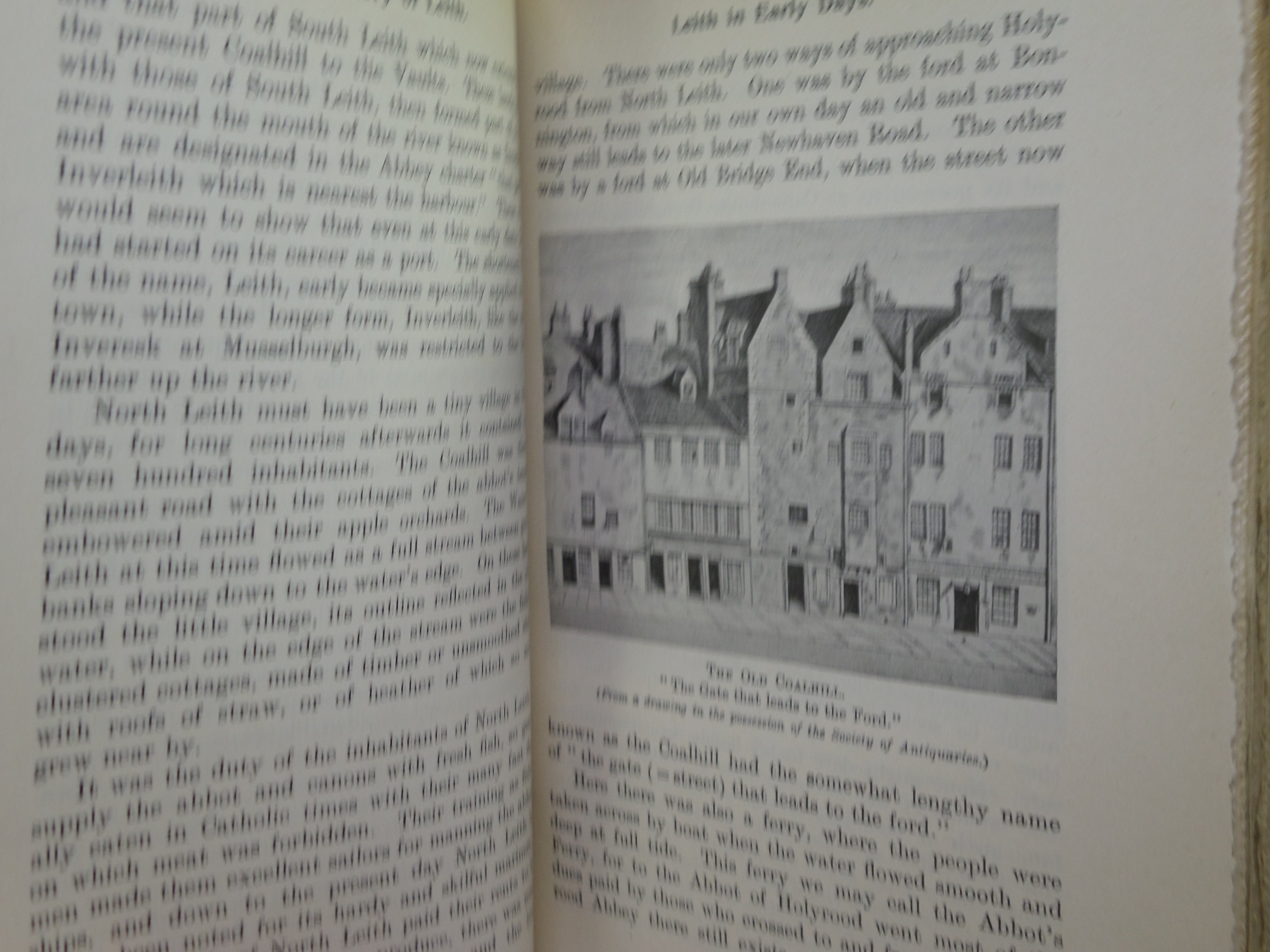 THE STORY OF LEITH BY JOHN RUSSELL 1922 FINEY BOUND SIGNED PRESENTATION COPY