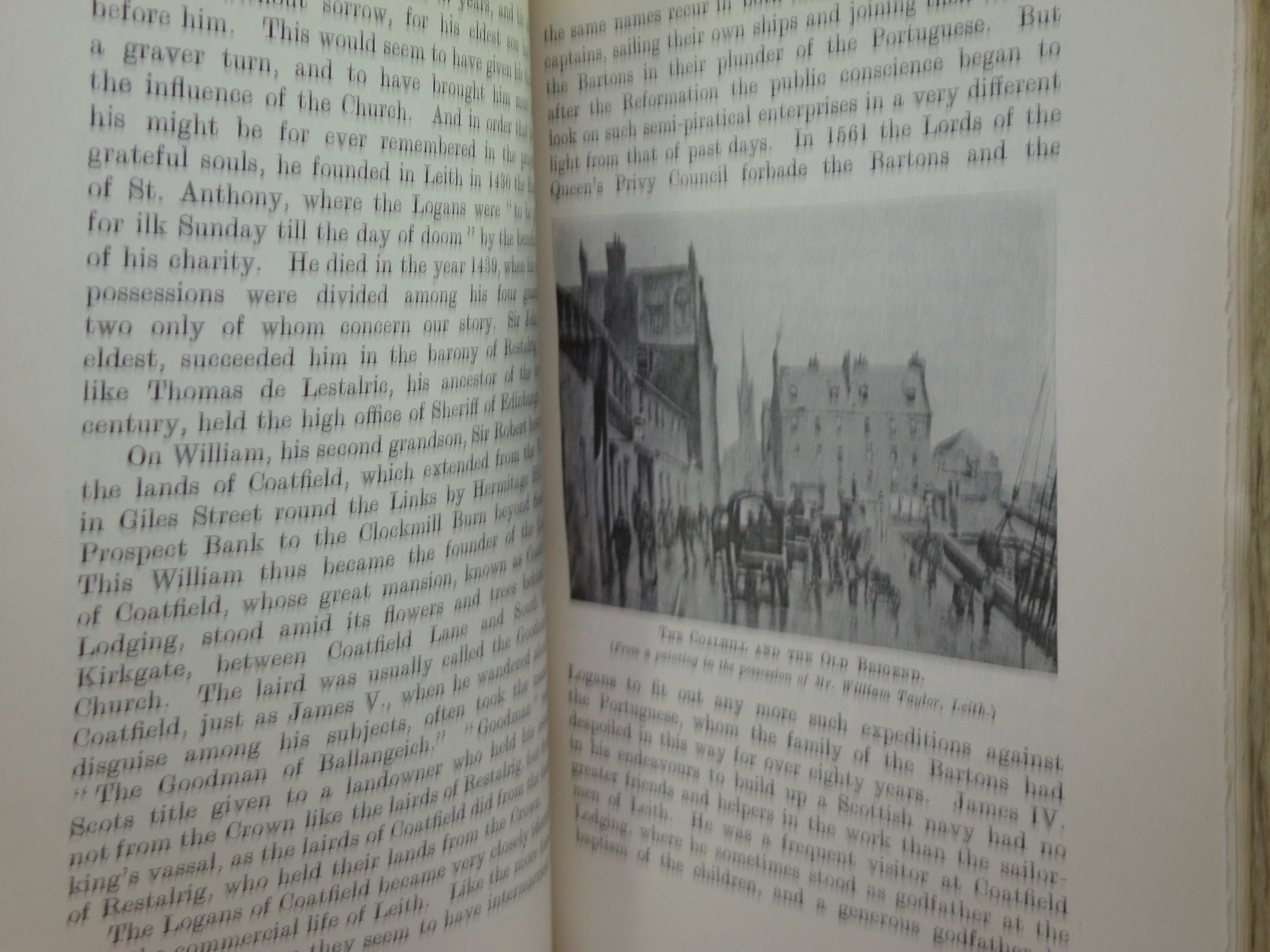THE STORY OF LEITH BY JOHN RUSSELL 1922 FINEY BOUND SIGNED PRESENTATION COPY