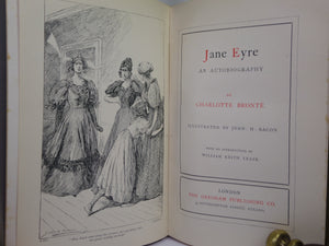 JANE EYRE BY CHARLOTTE BRONTE 1900 DELUXE LEATHER BINDING