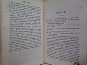 JANE EYRE BY CHARLOTTE BRONTE 1900 DELUXE LEATHER BINDING
