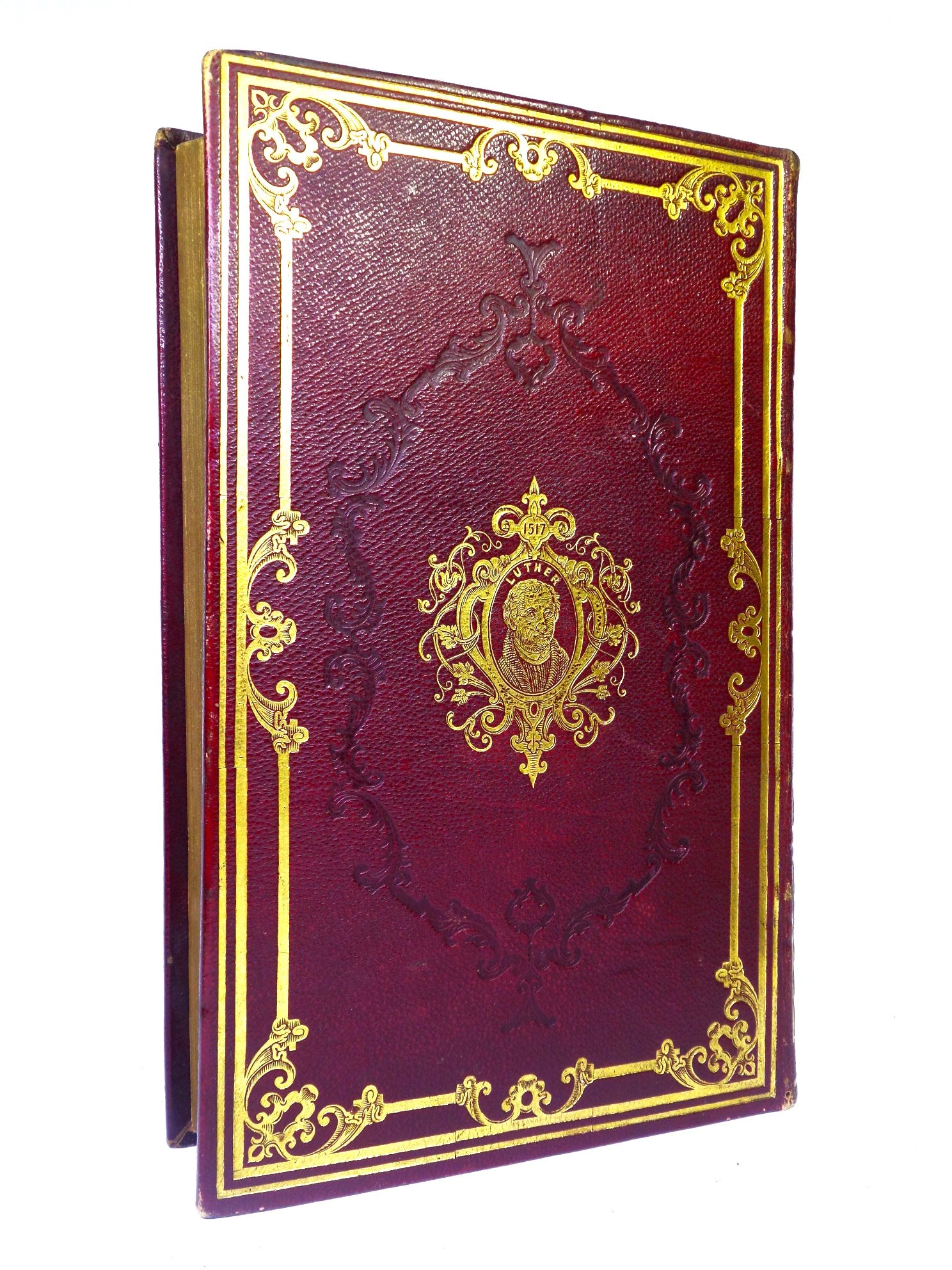 HISTORY OF THE REFORMATION OF THE SIXTEENTH CENTURY BY J.H. MERLE D'AUBIGNE 1851 FINE LEATHER BINDING