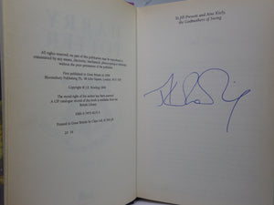 HARRY POTTER AND THE PRISONER OF AZKABAN 1999 SIGNED BY J.K. ROWLING