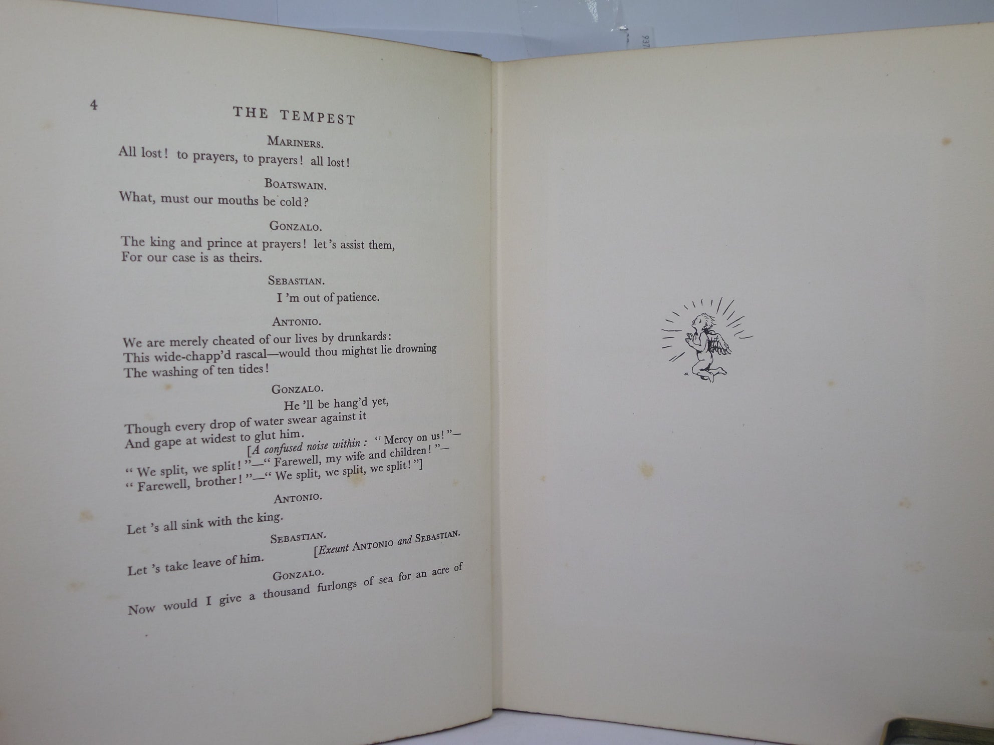 THE TEMPEST BY WILLIAM SHAKESPEARE 1926 FIRST EDITION ILLUSTRATED BY ARTHUR RACKHAM