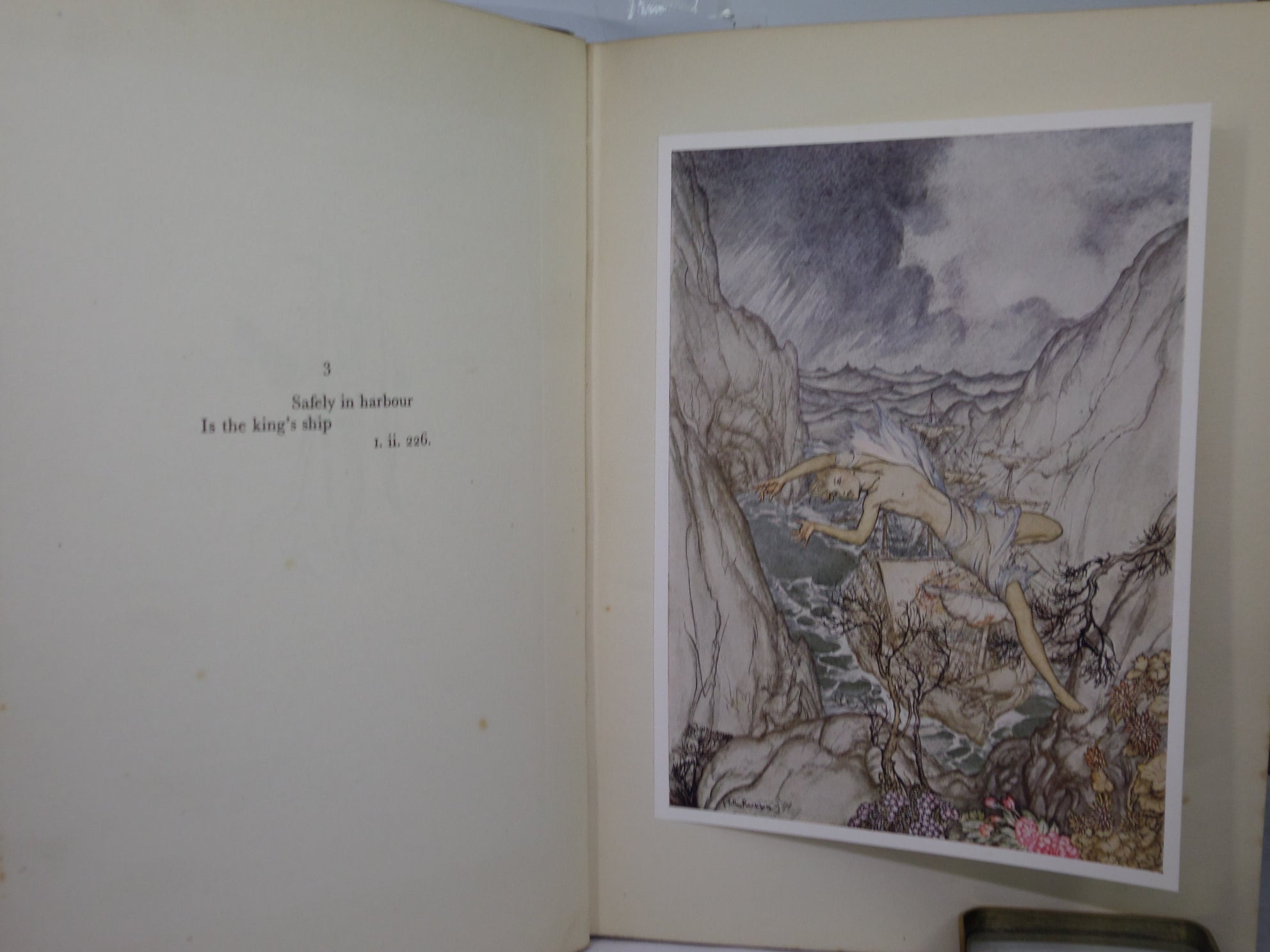 THE TEMPEST BY WILLIAM SHAKESPEARE 1926 FIRST EDITION ILLUSTRATED BY ARTHUR RACKHAM