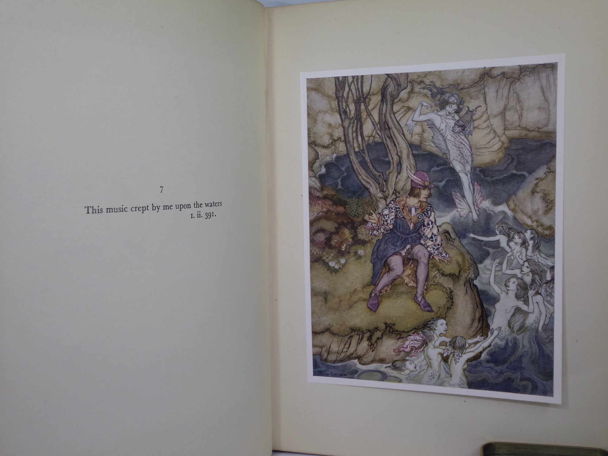 THE TEMPEST BY WILLIAM SHAKESPEARE 1926 FIRST EDITION ILLUSTRATED BY ARTHUR RACKHAM